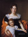 Porträt des Comtesse Vilain XIIII und ihre Tochter Neoklassizismus Jacques Louis David
